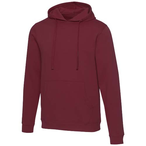 Sweat à capuche publicitaire unisexe coton bio 280g/m² Spinel Bordeaux profond